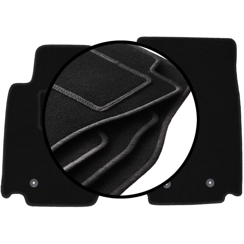 foto del prodotto set completo di tappetini in velluto per nissan 370z coup , roadster 2009 2020 