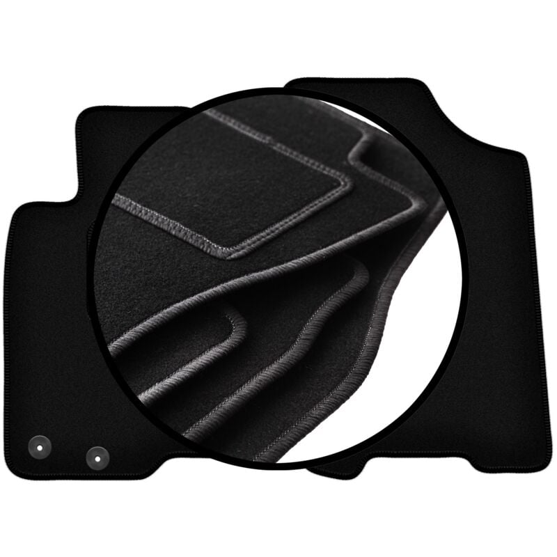 immagine 0 del prodotto set completo di tappetini in velluto per nissan navara iv pick up 2014 