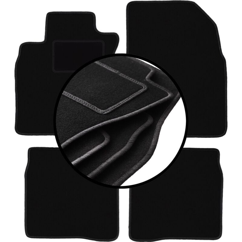 foto del prodotto set completo di tappetini in velluto per nissan note i e11 minivan 2006 2012 