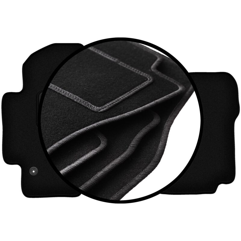 foto del prodotto set completo di tappetini in velluto per nissan nv200 van 2010 