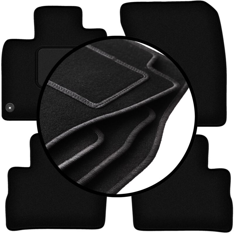 foto del prodotto set completo di tappetini in velluto per nissan qashqai iii mhev suv 2021 