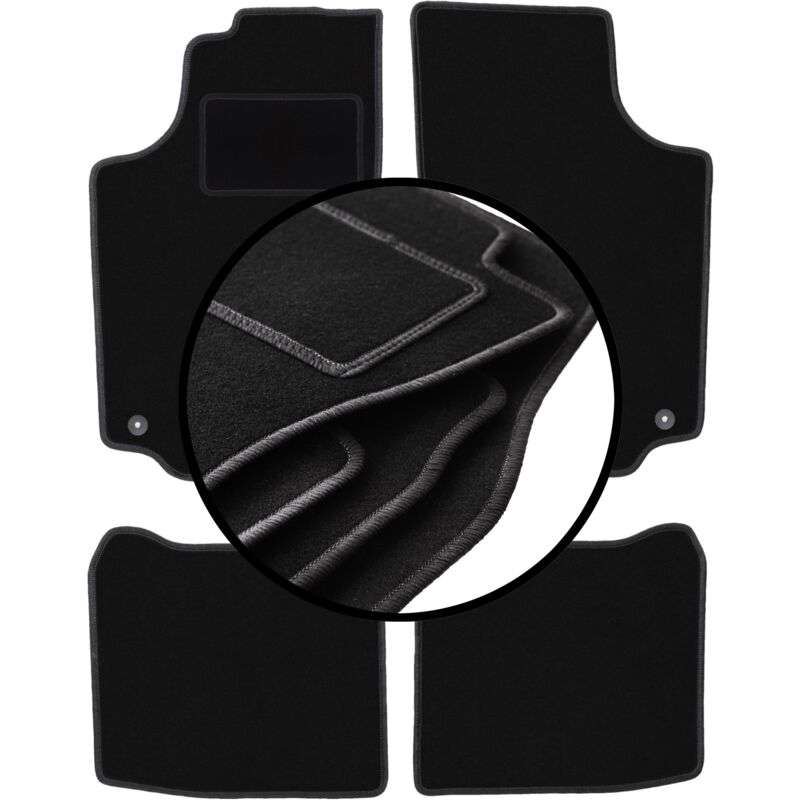 foto del prodotto set completo di tappetini in velluto per opel combo c kombivan 2001 2011 