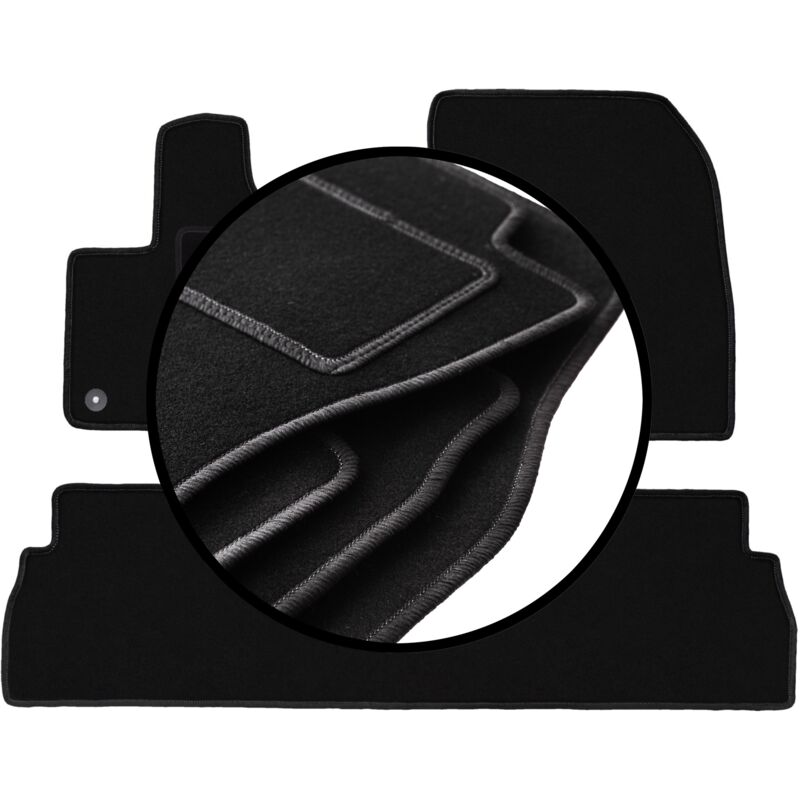 foto del prodotto set completo di tappetini in velluto per opel combo e kombivan 2018 