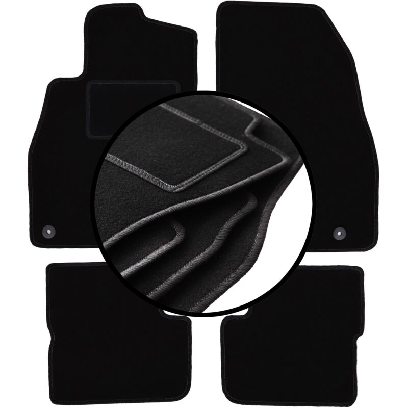 foto del prodotto set completo di tappetini in velluto per opel corsa d hatchback 2006 2015 