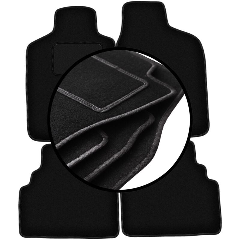 foto del prodotto set completo di tappetini in velluto per opel frontera b 3 porte 1998 2006 