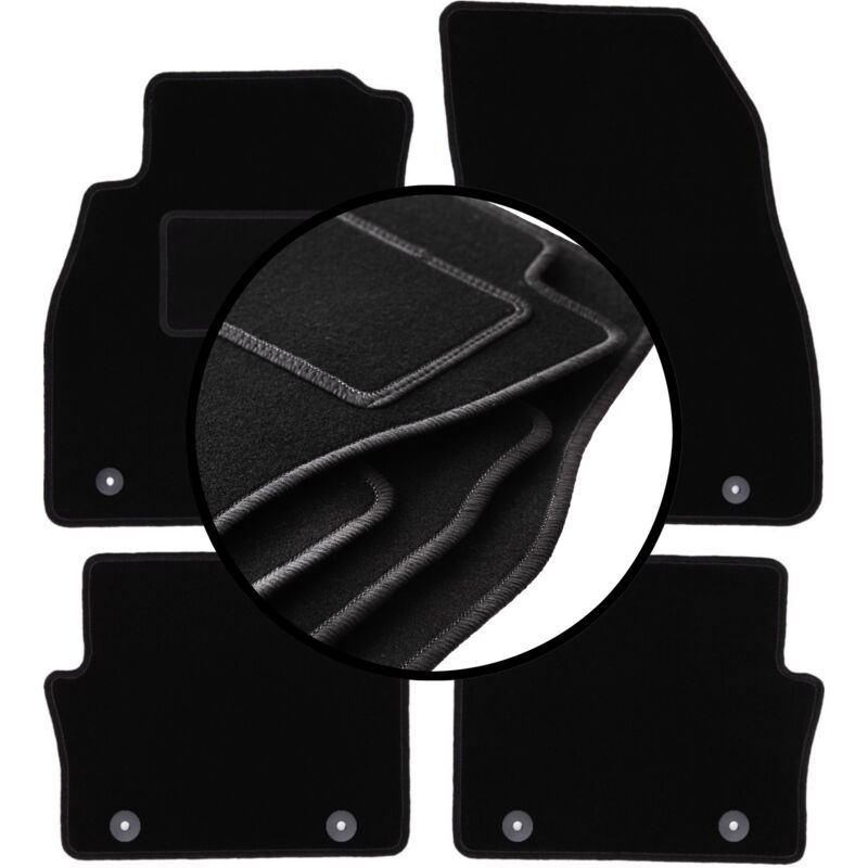 foto del prodotto set completo di tappetini in velluto per opel insignia a fl berlina, liftback, station wagon 2013 2017 