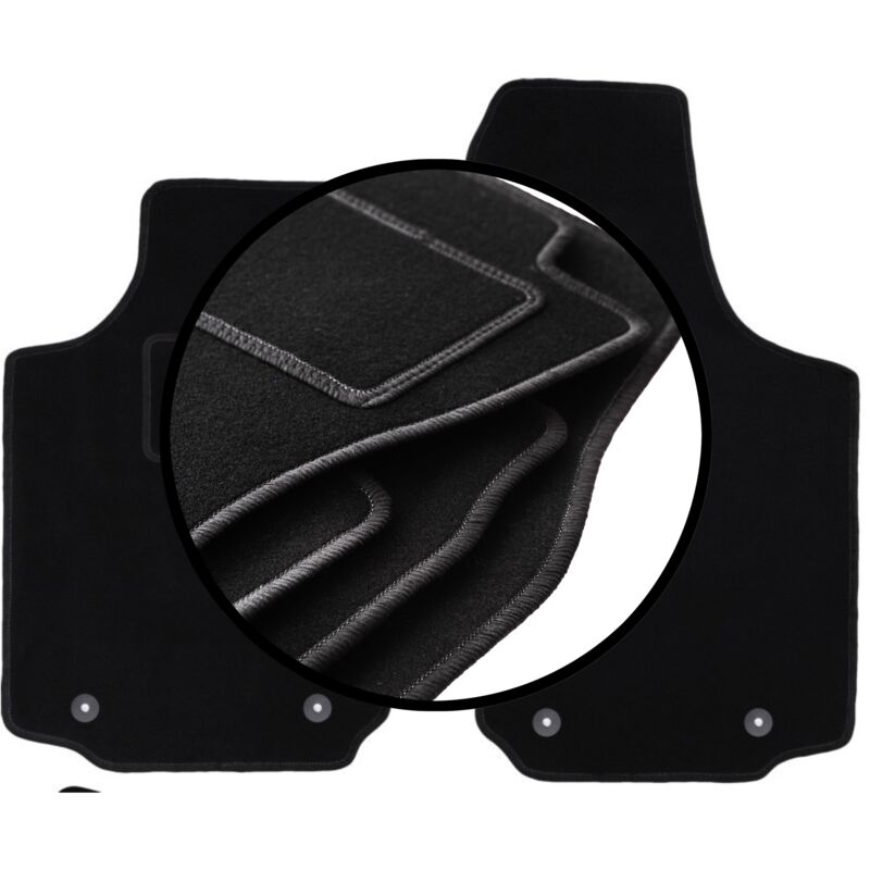 foto del prodotto set completo di tappetini in velluto per opel tigra b twintop, cabrio 2003 2008 