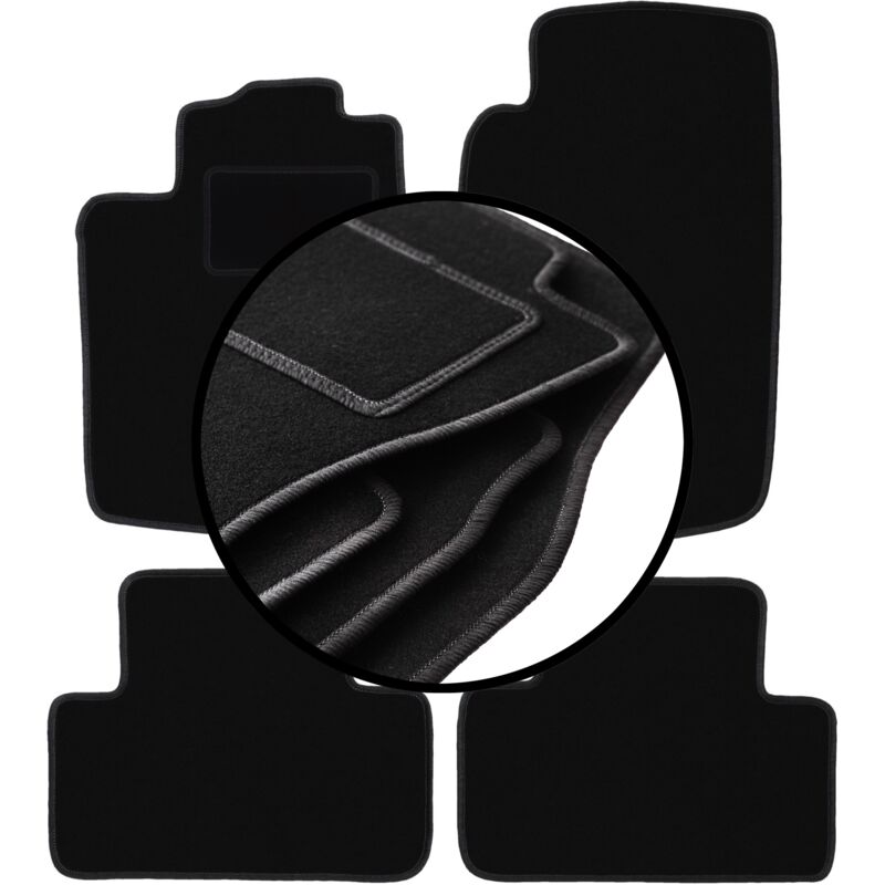 foto del prodotto set completo di tappetini in velluto per opel vectra b hatchback, berlina, station wagon, liftback 1996 2001 