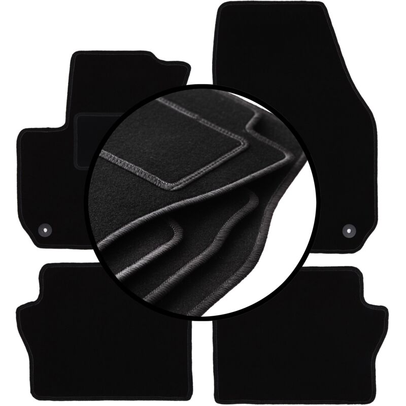 foto del prodotto set completo di tappetini in velluto per opel zafira b monovolume 2005 2014 