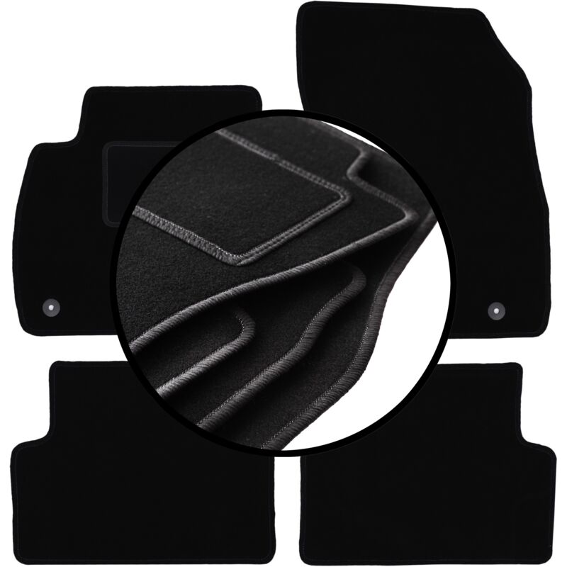 foto del prodotto set completo di tappetini in velluto per opel zafira c monovolume 2012 2018 