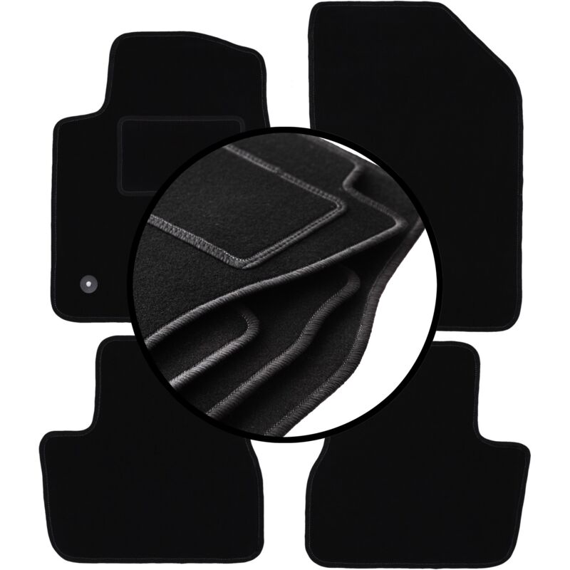 foto del prodotto set completo di tappetini in velluto per peugeot 208 i hatchback (2012-2019)