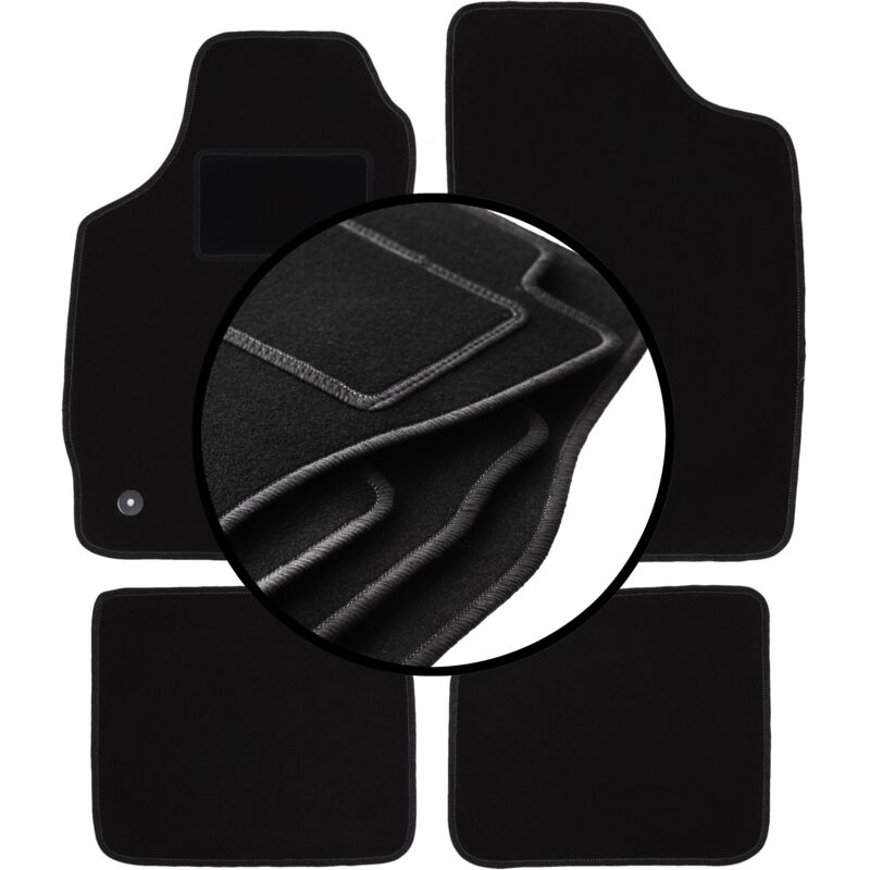foto del prodotto set completo di tappetini in velluto per peugeot 306 break, station wagon, hatchback 1993 2001 