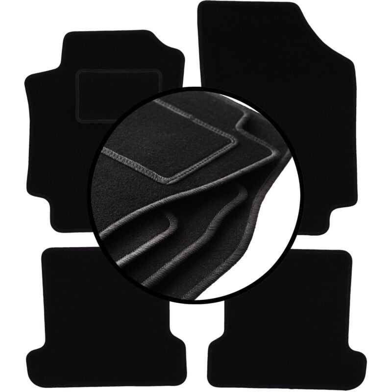 foto del prodotto set completo di tappetini in velluto per peugeot 307cc cabrio 2003 2008 