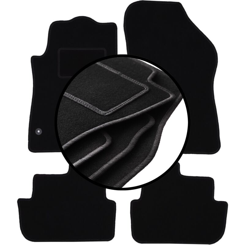 foto del prodotto set completo di tappetini in velluto per peugeot 308 cc cabrio 2007 2013 
