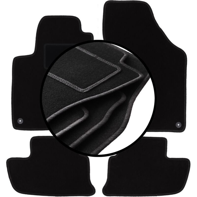 foto del prodotto set completo di tappetini in velluto per peugeot rcz coup 2010 2015 
