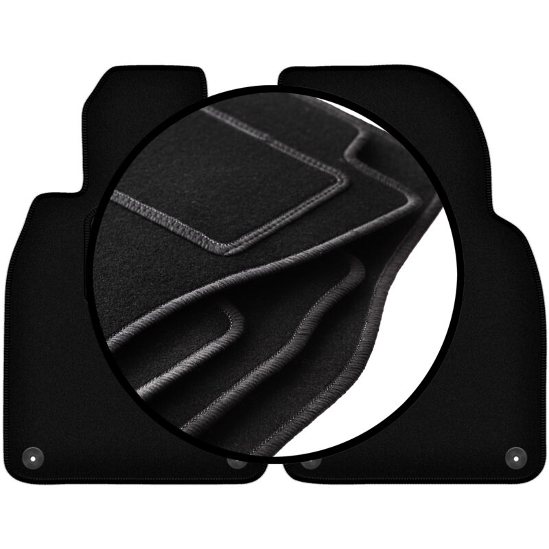 foto del prodotto set completo di tappetini in velluto per porsche cayman 982 roadster 2016 