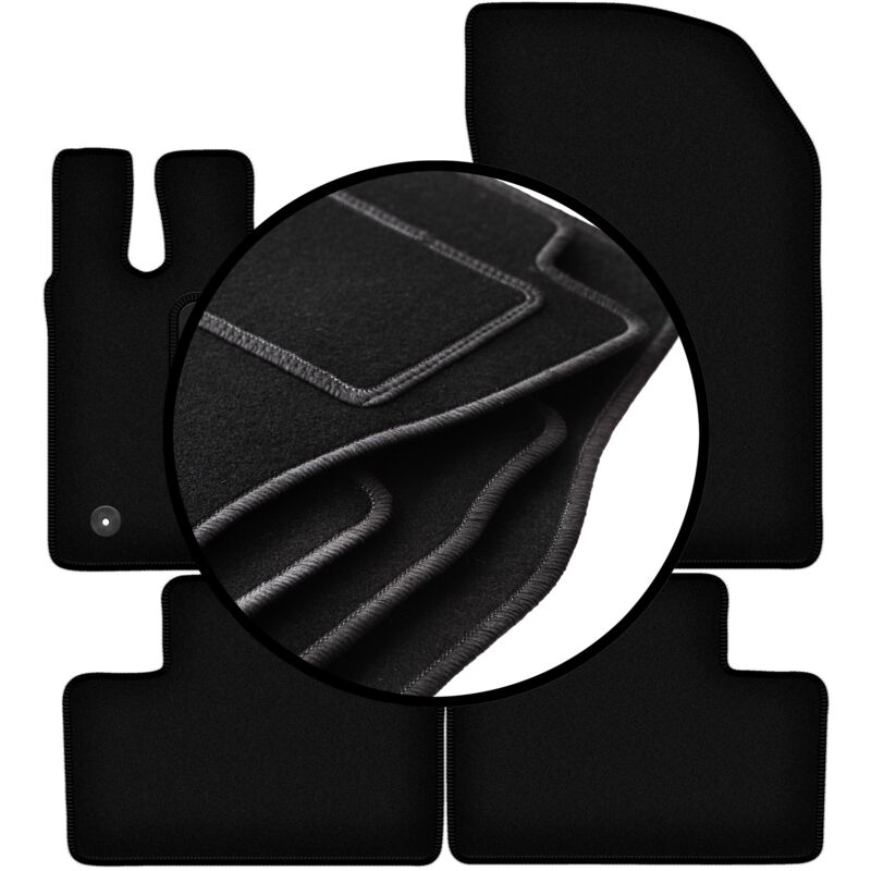 foto del prodotto set completo di tappetini in velluto per renault captur ii crossover 2020 