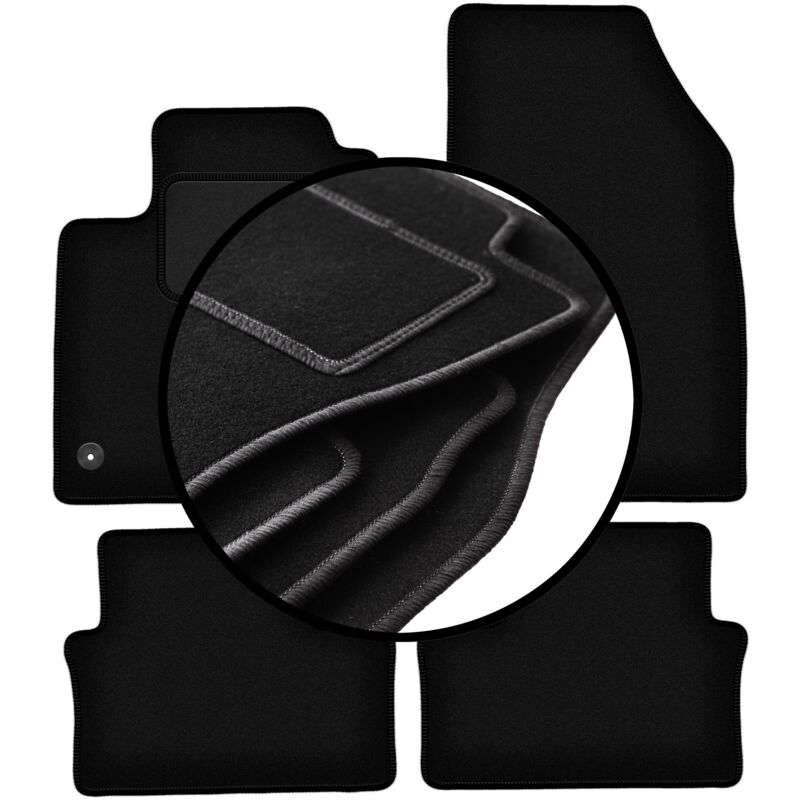 foto del prodotto set completo di tappetini in velluto per renault clio v hatchback 2019 