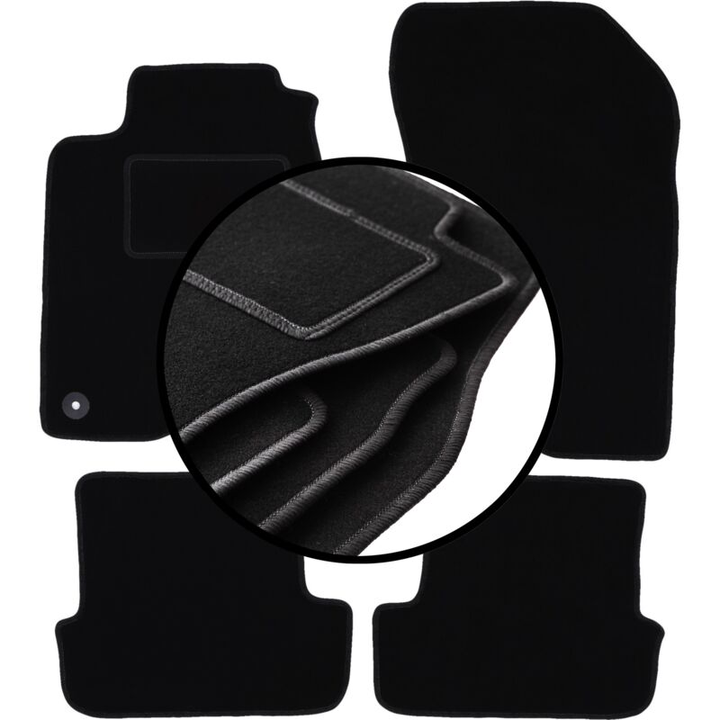 foto del prodotto set completo di tappetini in velluto per renault laguna iii coup 2007 2015 