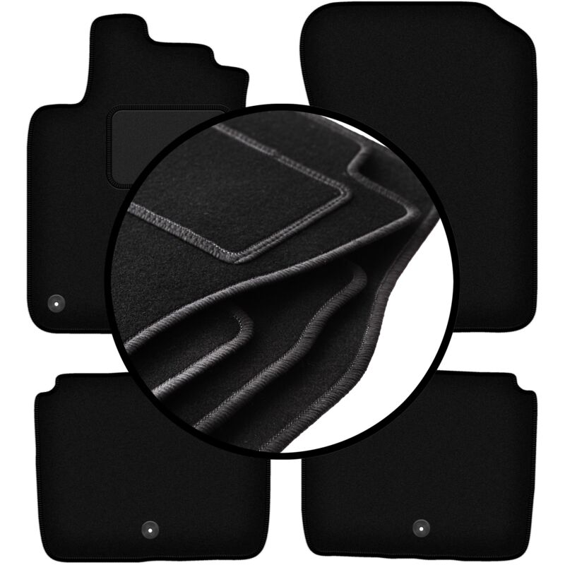 foto del prodotto set completo di tappetini in velluto per renault latitude berlina 2010 2015 