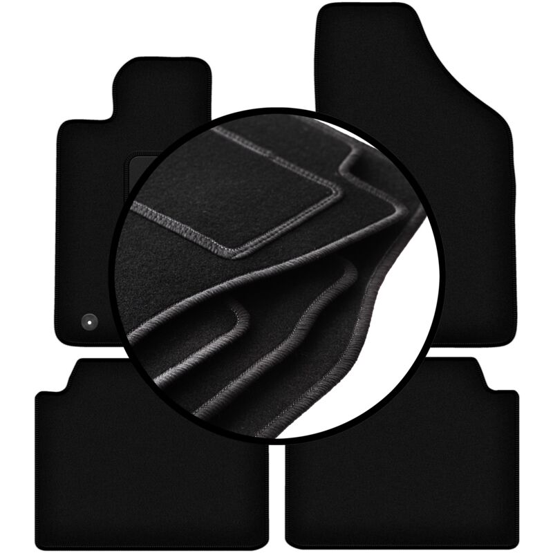 foto del prodotto set completo di tappetini in velluto per renault safrane liftback 1992 2000 