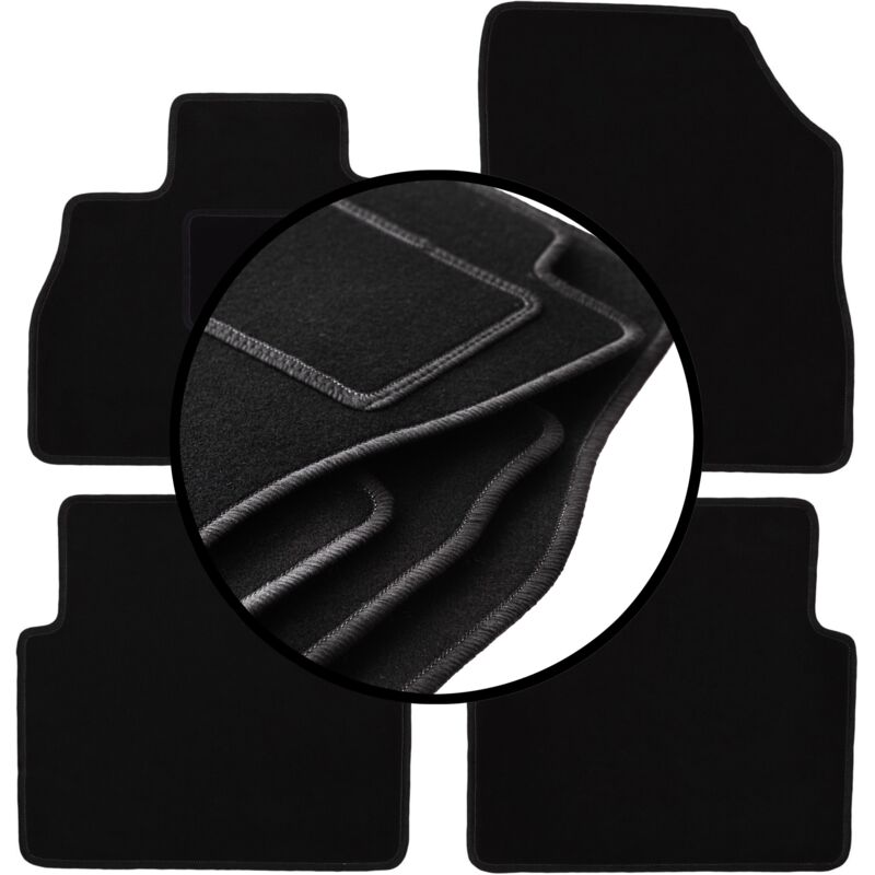 foto del prodotto set completo di tappetini in velluto per renault scenic iv minivan 2016 