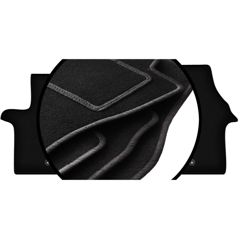foto del prodotto set completo di tappetini in velluto per renault trafic iii 2016 