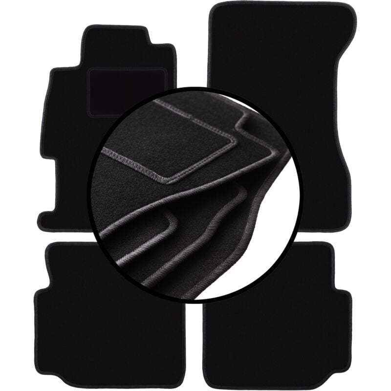 foto del prodotto set completo di tappetini in velluto per rover 600 618 620 623 berlina 1993 1999 
