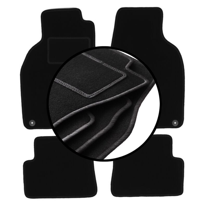 foto del prodotto set completo di tappetini in velluto per saab 9 3 i cabrio 1998 2003 