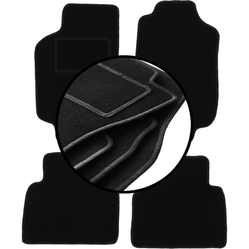 foto del prodotto set completo di tappetini in velluto per saab 9 5 i y3se berlina, station wagon 1997 2005 