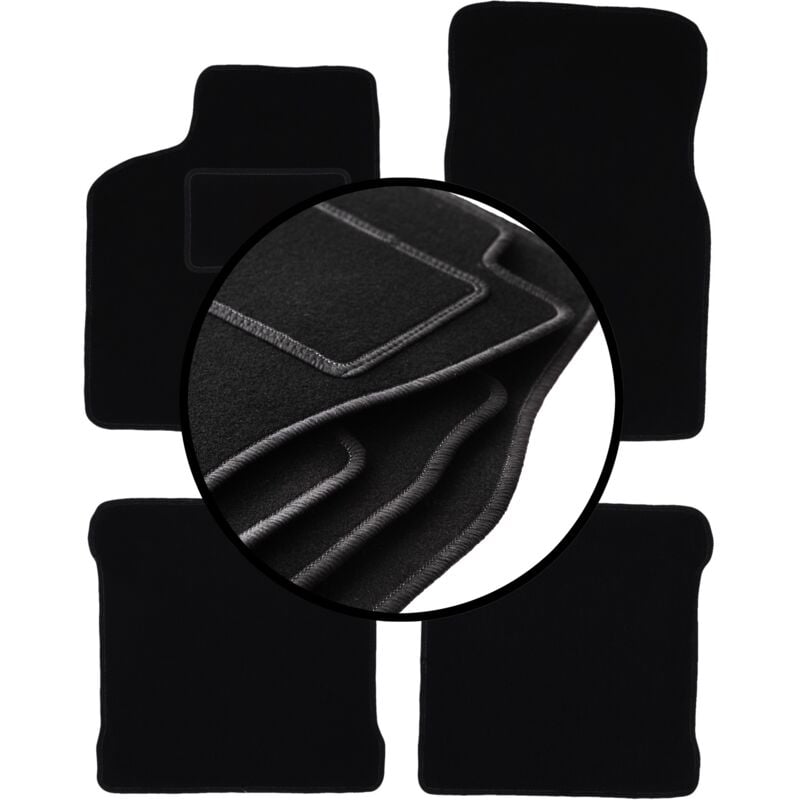 foto del prodotto set completo di tappetini in velluto per seat ibiza ii hatchback 1993 2001 