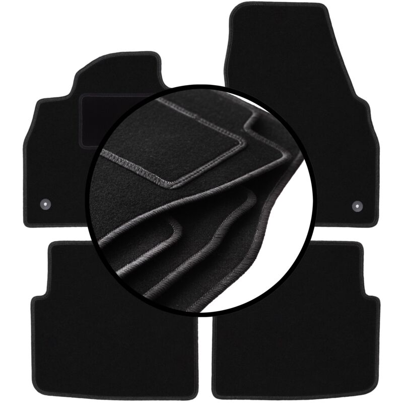 foto del prodotto set completo di tappetini in velluto per skoda scala hatchback 2019 