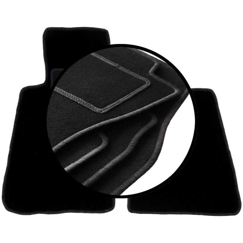 foto del prodotto set completo di tappetini in velluto per smart roadster roadster 2002 2005 