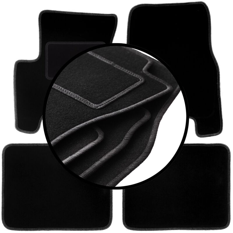 foto del prodotto set completo di tappetini in velluto per ssangyong korando ii kj suv 1998 2006 