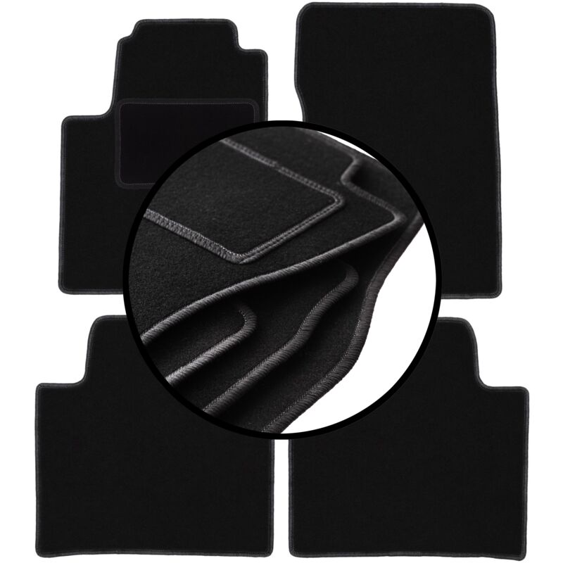 foto del prodotto set completo di tappetini in velluto per ssangyong rexton ii suv 2017 