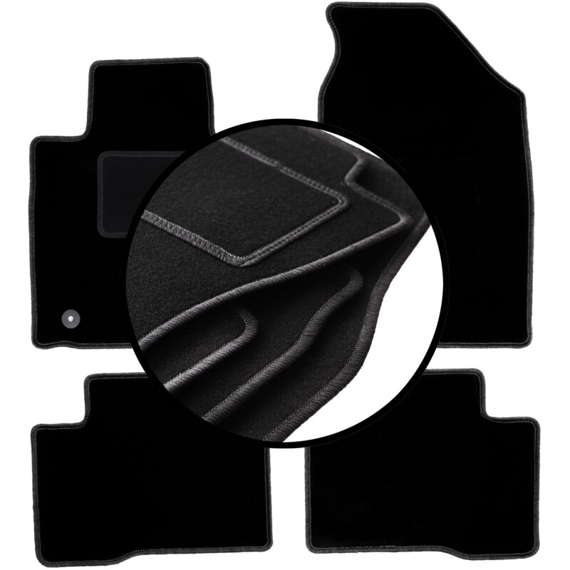 foto del prodotto set completo di tappetini in velluto per ssangyong tivoli suv 2015 