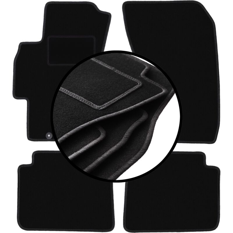 foto del prodotto set completo di tappetini in velluto per subaru forester iii suv 2008 2013 