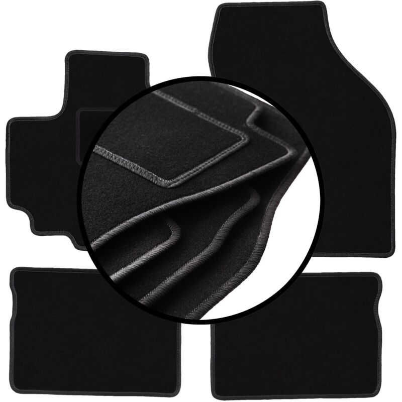 foto del prodotto set completo di tappetini in velluto per suzuki celerio hatchback 2014 