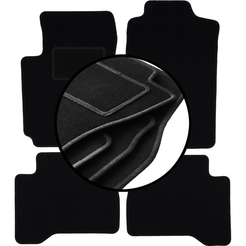 foto del prodotto set completo di tappetini in velluto per suzuki grand vitara ii 3 porte 2005 2014 