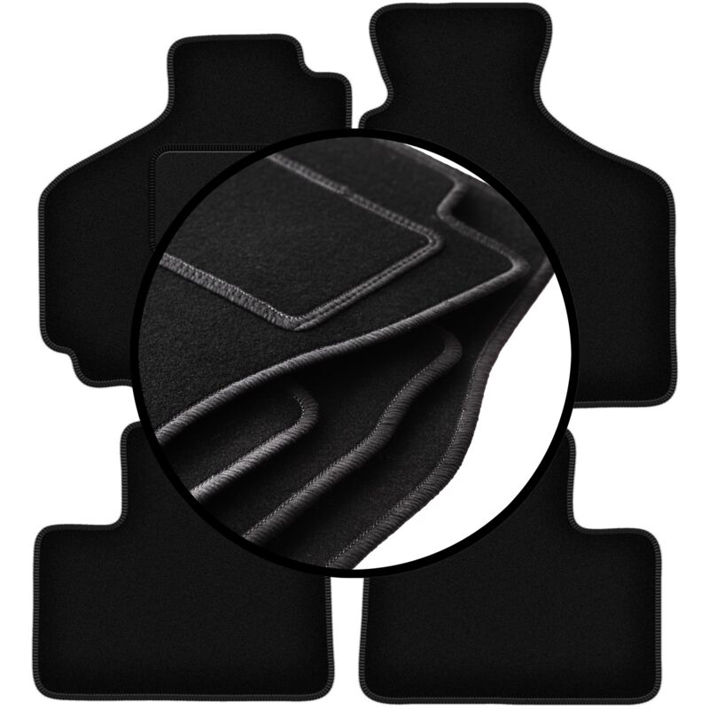 foto del prodotto set completo di tappetini in velluto per suzuki ignis i hatchback 2001 2008 