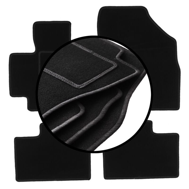 foto del prodotto set completo di tappetini in velluto per suzuki ignis iii hatchback 2015 