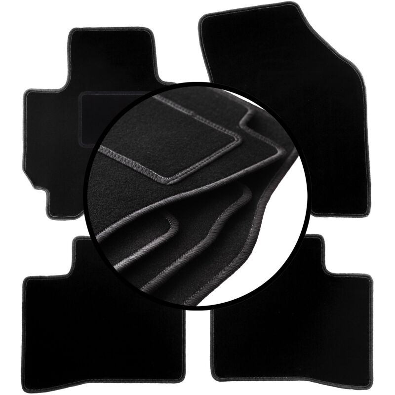 foto del prodotto set completo di tappetini in velluto per suzuki swift v hatchback 2017 