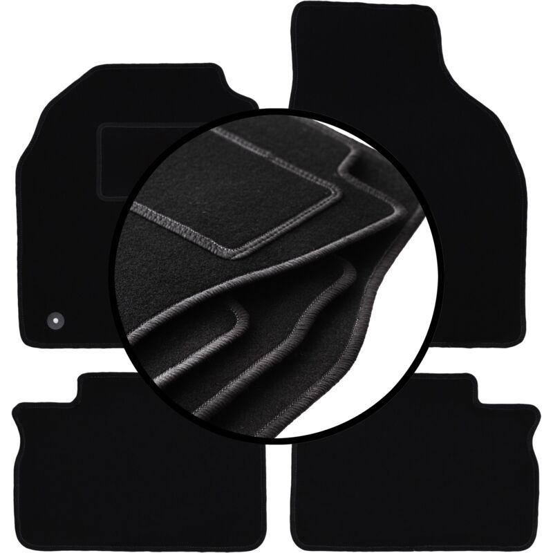foto del prodotto set completo di tappetini in velluto per suzuki wagon r hatchback 1998 2010 