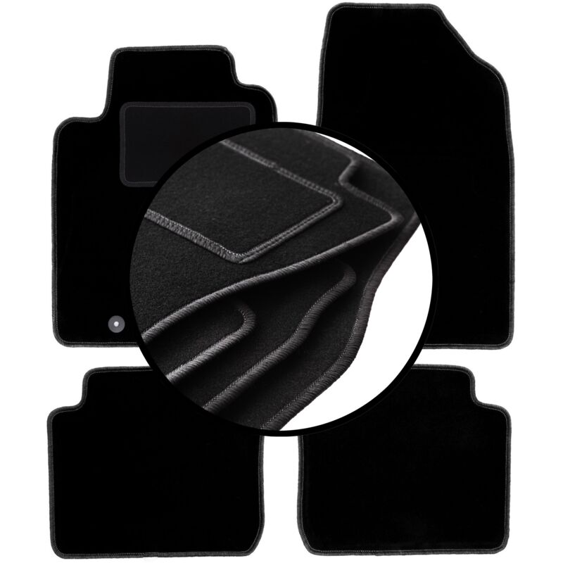 foto del prodotto set completo di tappetini in velluto per toyota camry iv berlina 1994 1998 