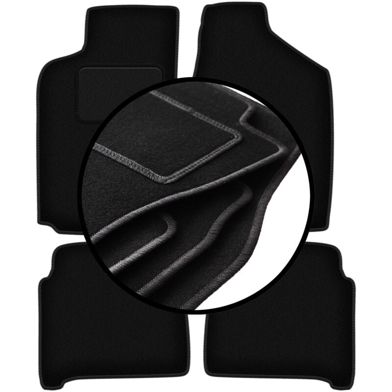 foto del prodotto set completo di tappetini in velluto per toyota camry v20 ii berlina 1986 1991 