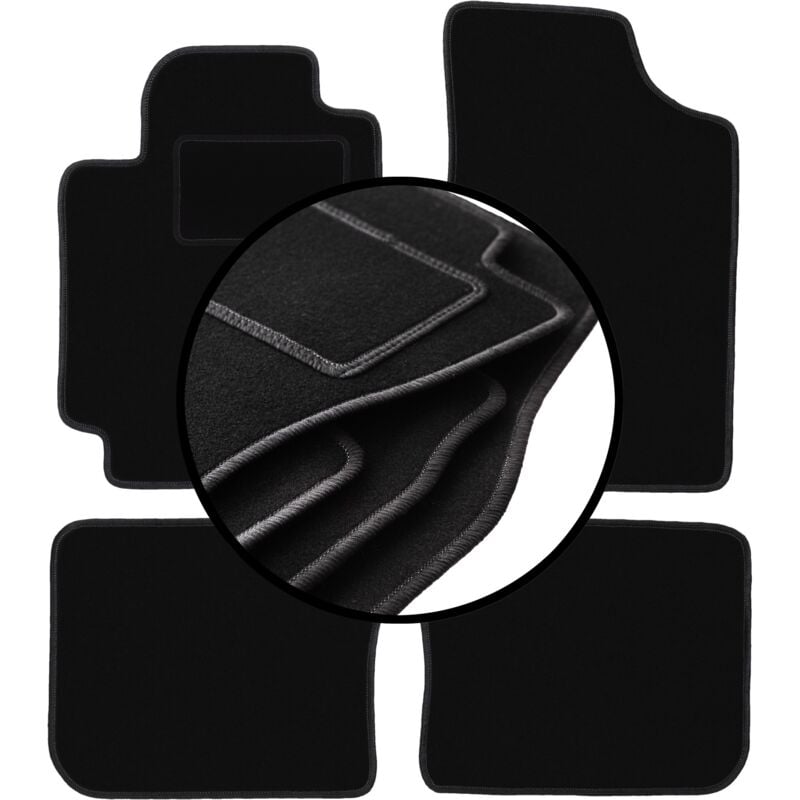 foto del prodotto set completo di tappetini in velluto per toyota camry vi berlina 2001 2006 