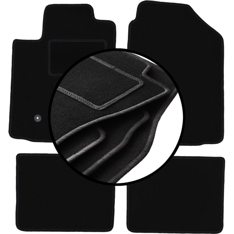 foto del prodotto set completo di tappetini in velluto per toyota matrix hatchback 2002 2010 