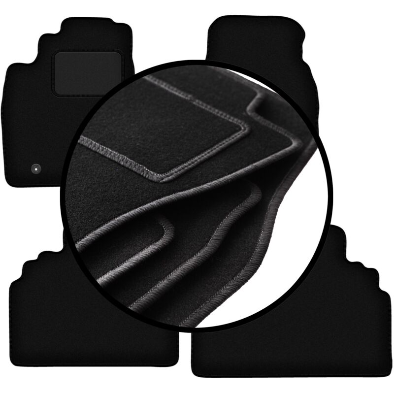 foto del prodotto set completo di tappetini in velluto per toyota previa ii minivan 2000 2005 
