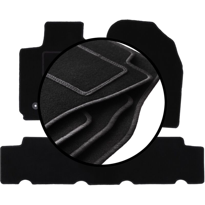 foto del prodotto set completo di tappetini in velluto per toyota rav4 iii suv 2006 2013 