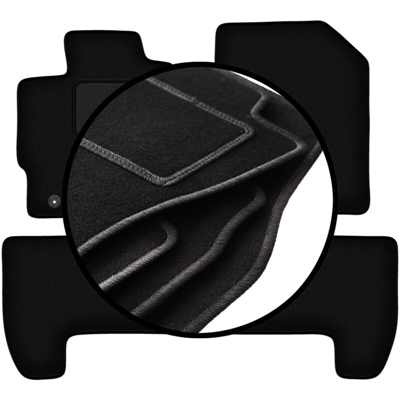 foto del prodotto set completo di tappetini in velluto per toyota urban cruiser hatchback 2008 2014 